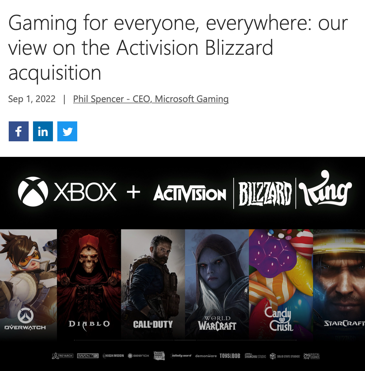 微软：《守望先锋》《暗黑破坏神》《使命召唤》将加入XPG