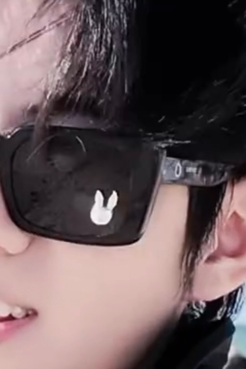 刘铮在兔塑自己的道路上一往无前…🕶️上还贴了🐰？ 
