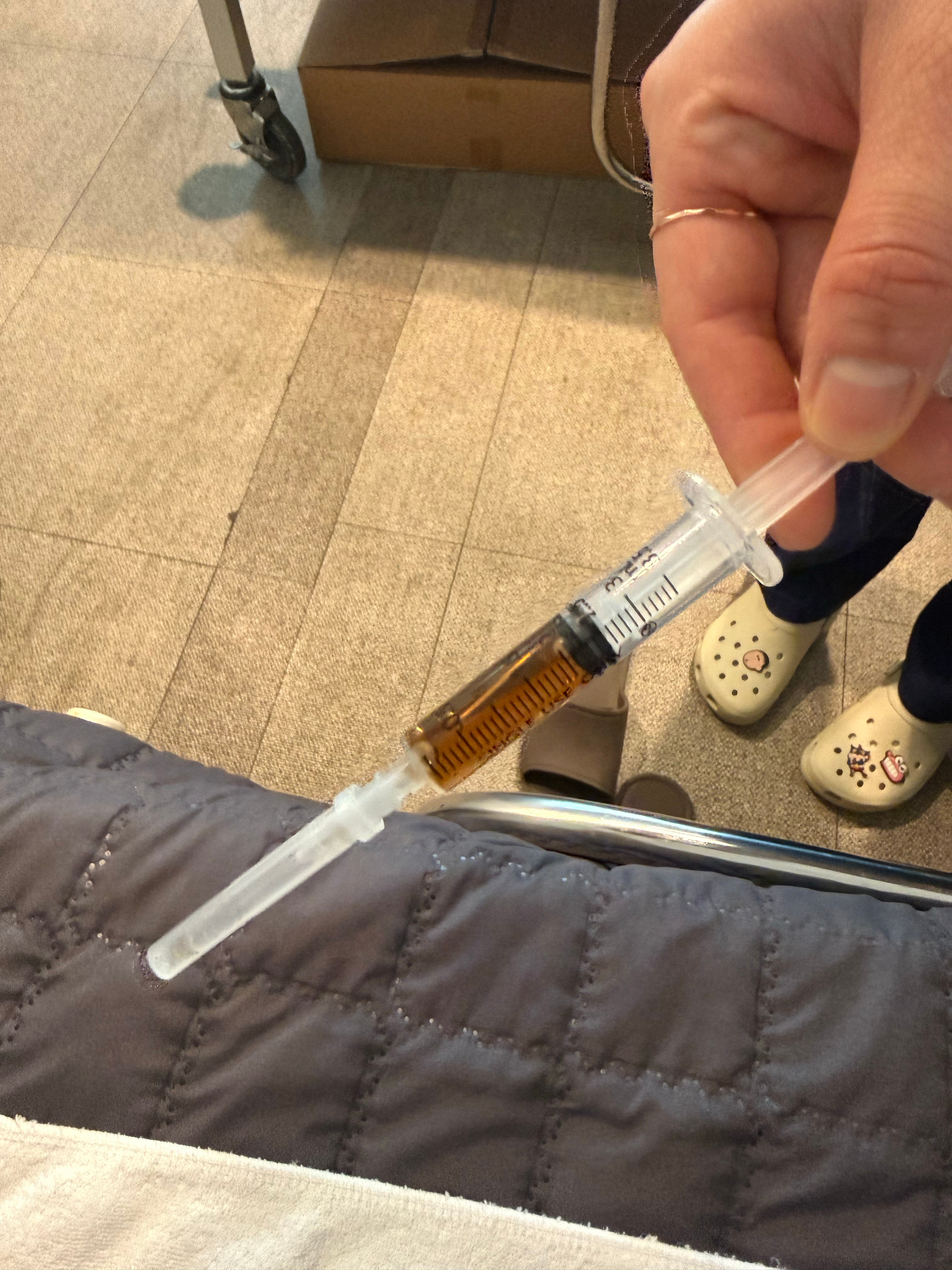打了一只5w韩币的胎盘素，保养卵巢和提升免疫力！这个胎盘素真的越来越便宜，人民币