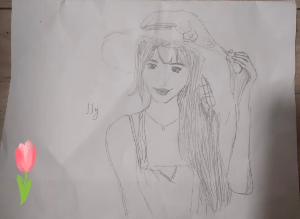 铅笔画好美 ​​​