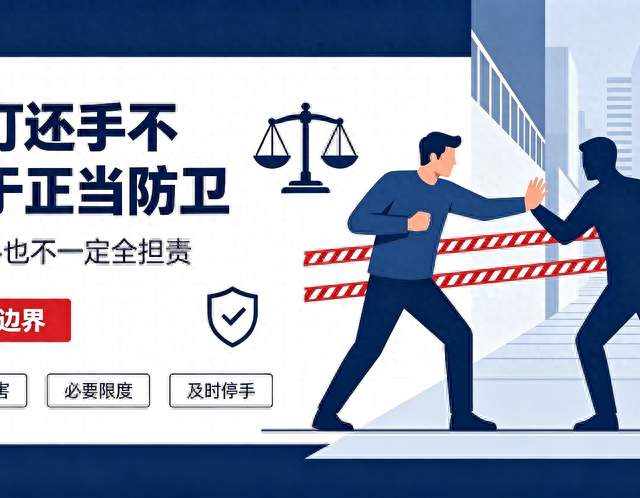 别再搞错！挨打还手不等于正当防卫，满足这几个条件才算数