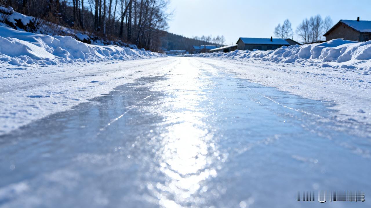 颂冰城冬韵

乙醇弃油响当当，长街百里耀寒光。
霜凝路面明如镜，风掠车轮疾似缰。