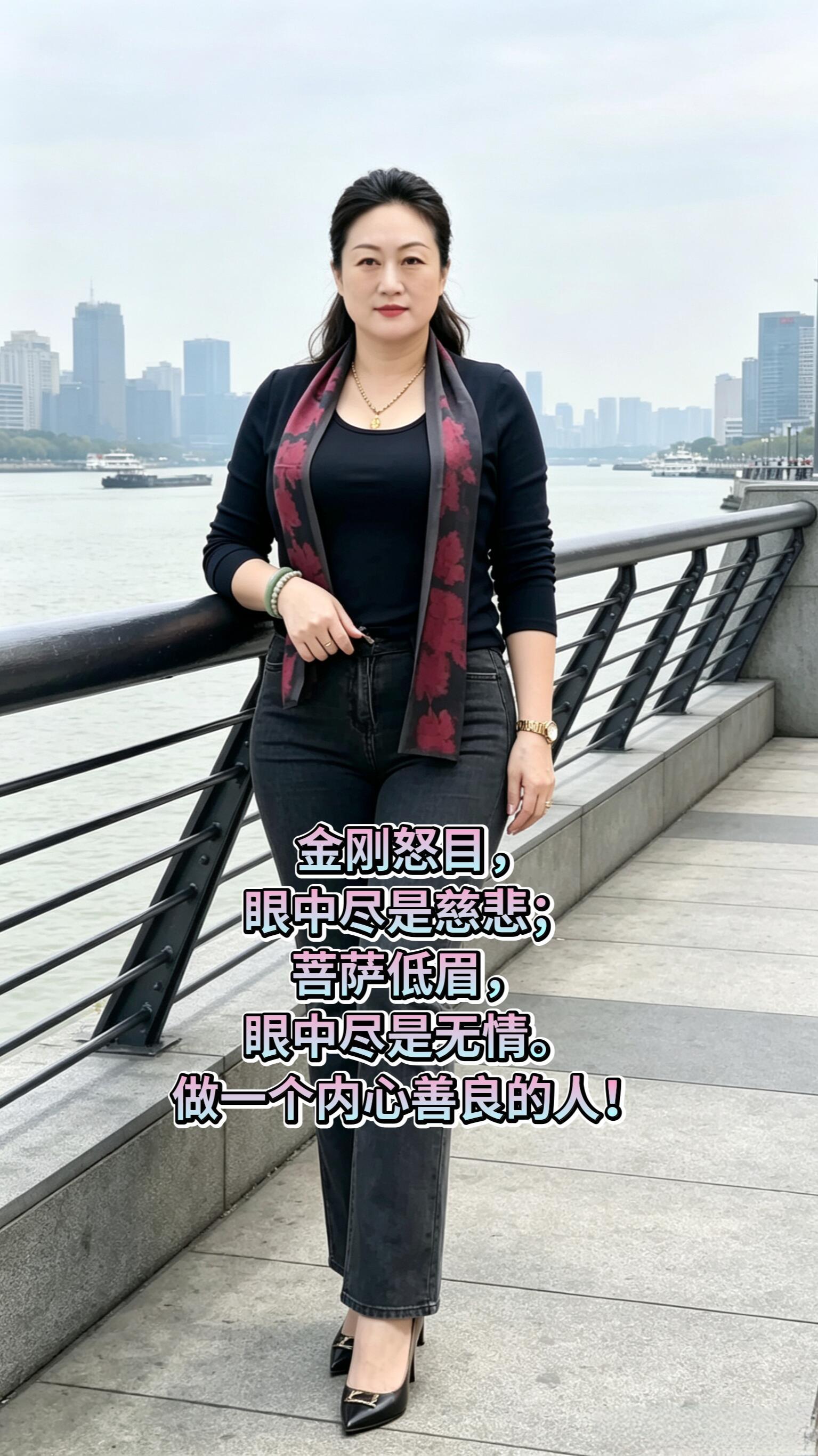 金刚怒目，眼中尽是慈悲；菩萨低眉，眼中尽是无情，做一个内心善良的人！