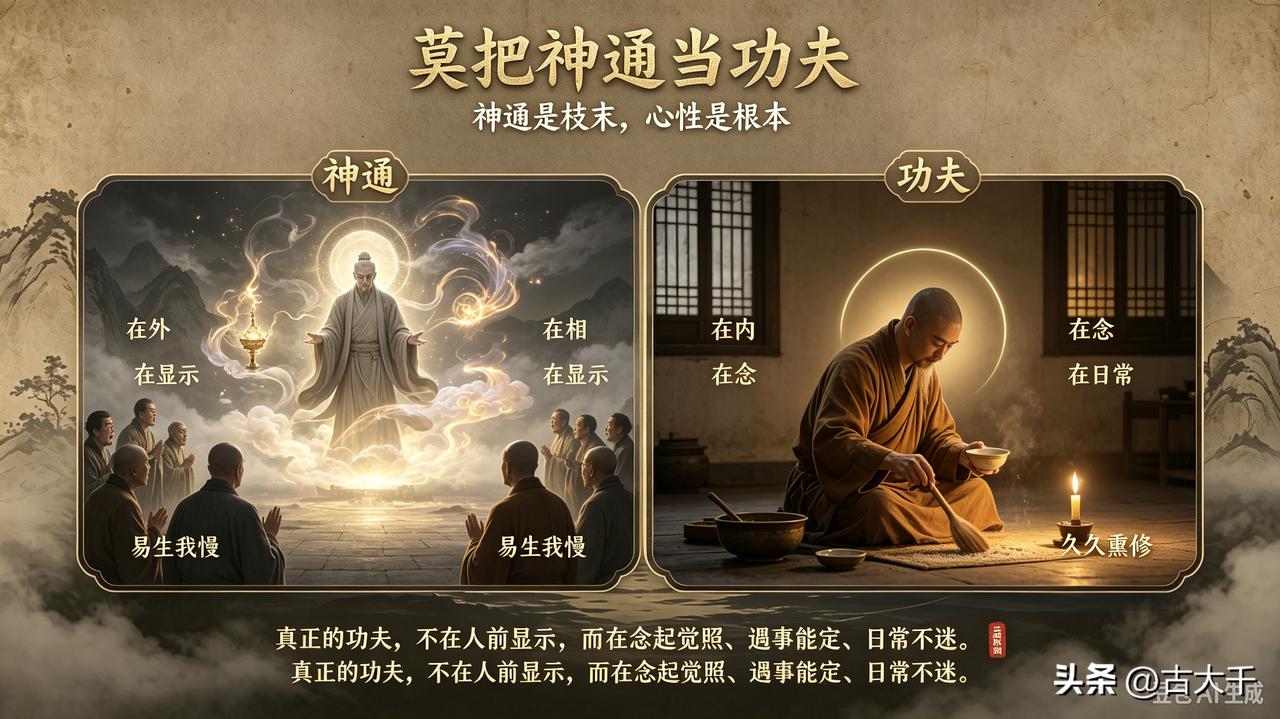 莫把“神通”当功夫：何为真正的“佛之知见”

有网友留言批评：“感觉现在的佛教，