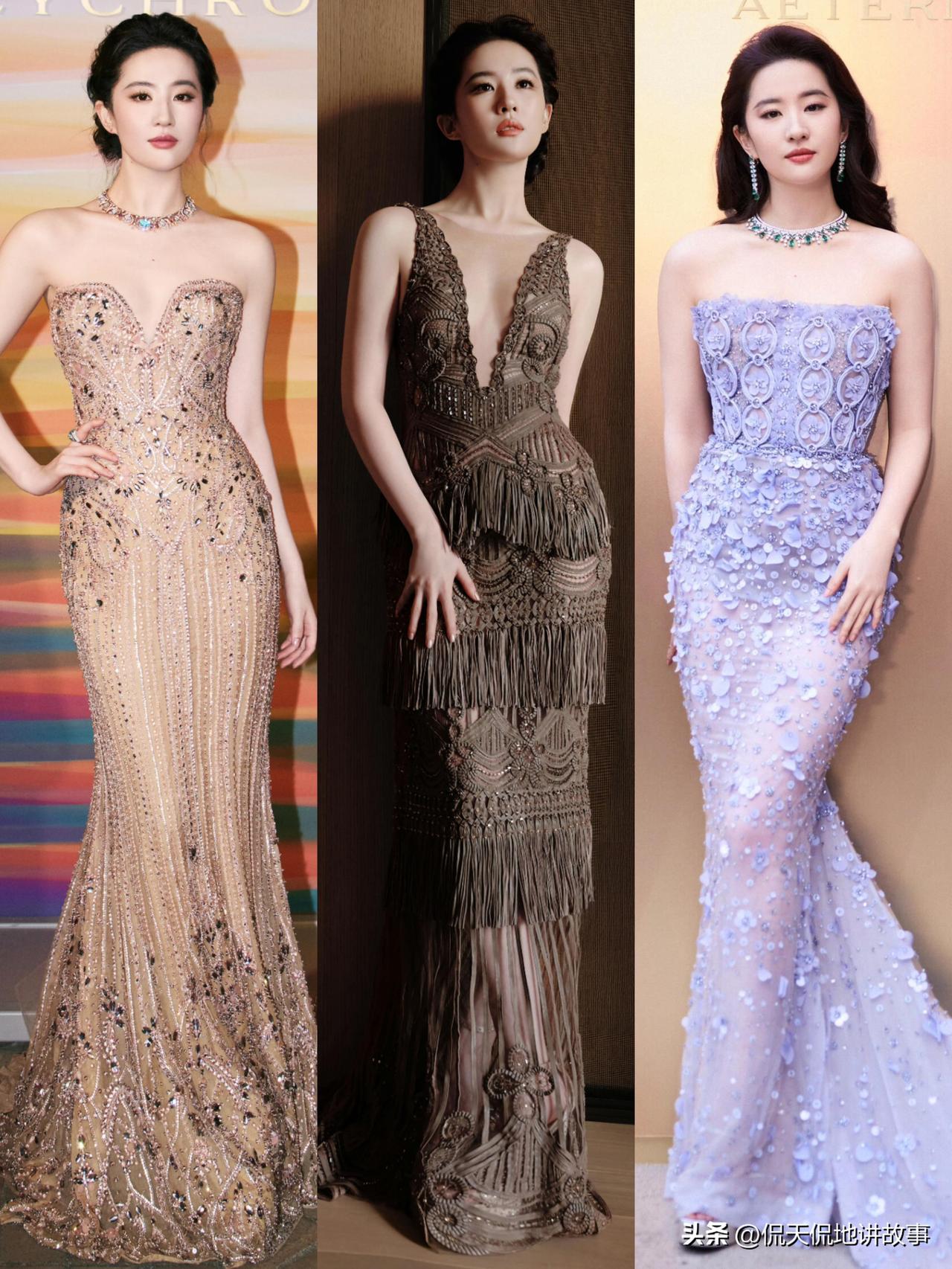 刘亦菲宝格丽这13套造型真的每套都出圈，东方之韵直接拉满，美得让人移不开眼。
 