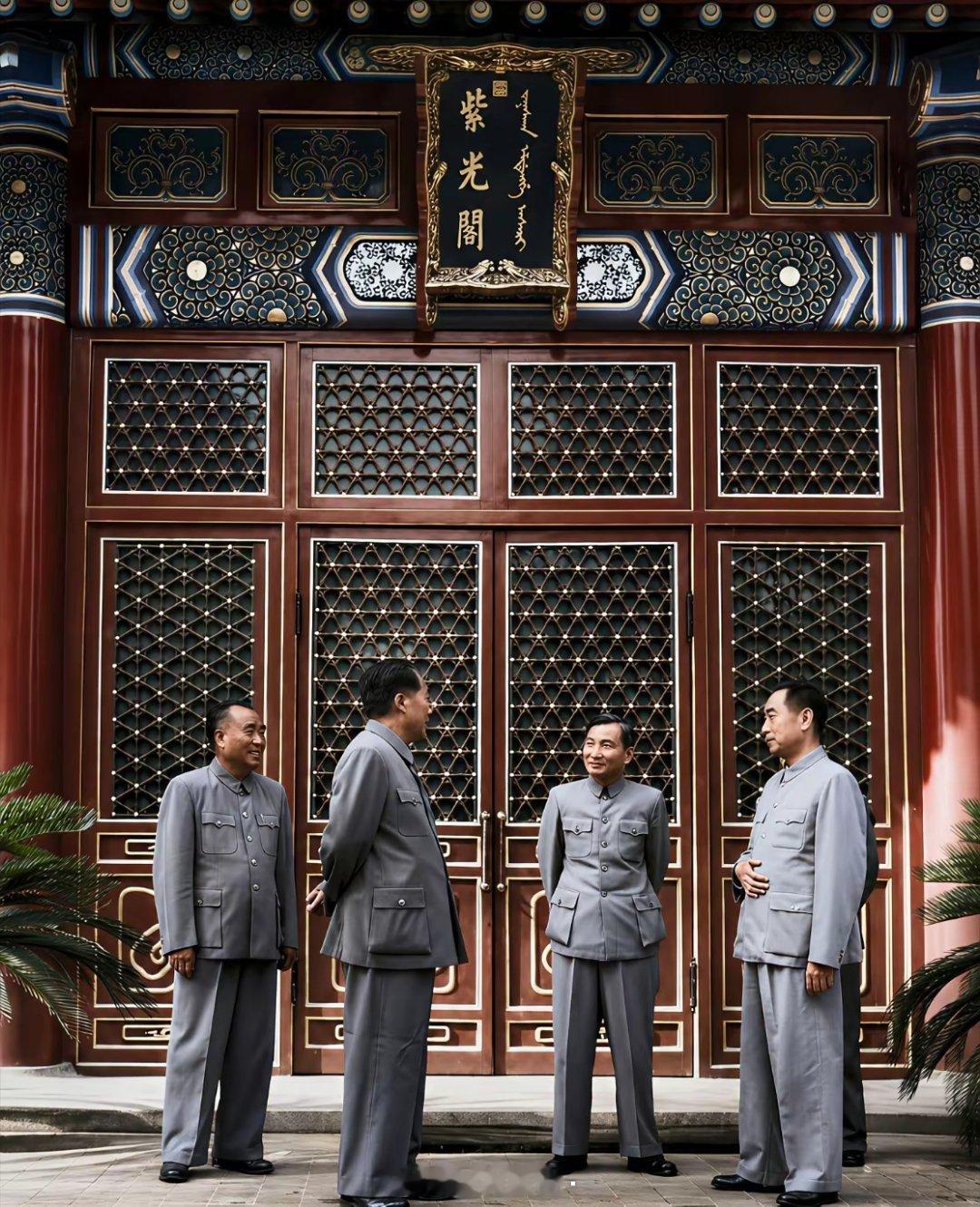 这张伟人合照太值得收藏了。