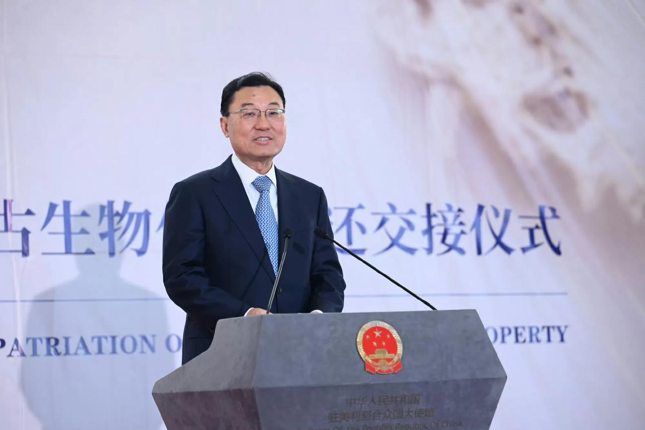 中国国家文物局16日和17日分别在中国驻美国大使馆、中国驻纽约总领事馆接收美方返