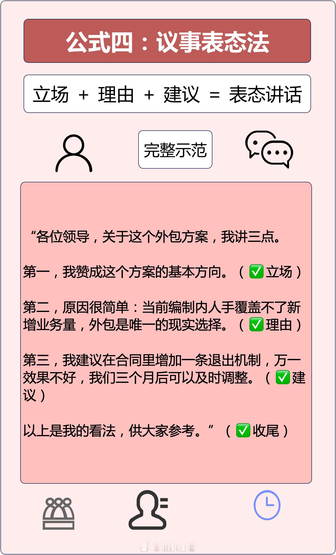 即兴讲话的九个万能公式，你学会了吗。不会这里有。 