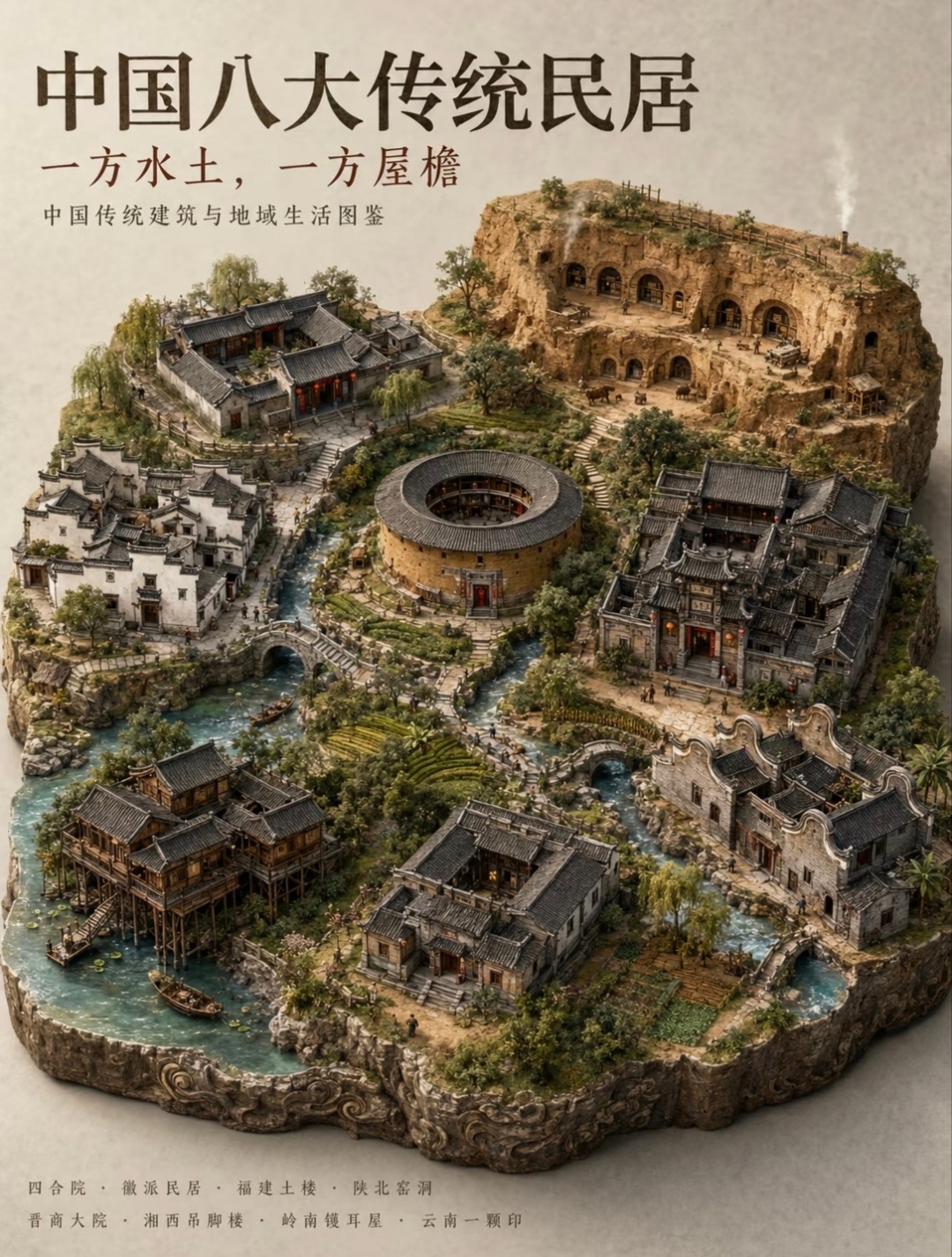 “ 一方水土，一方屋檐 … ”丨中国八大传统民居 
