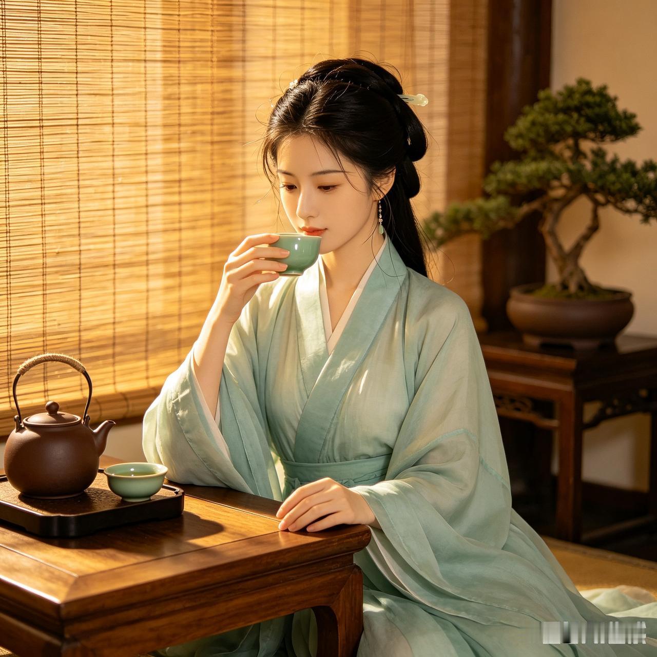 一片叶，一杯茶
藏着时光，藏着心意
茶有茶语，人有人情
 
茶浮茶沉，是人生起落