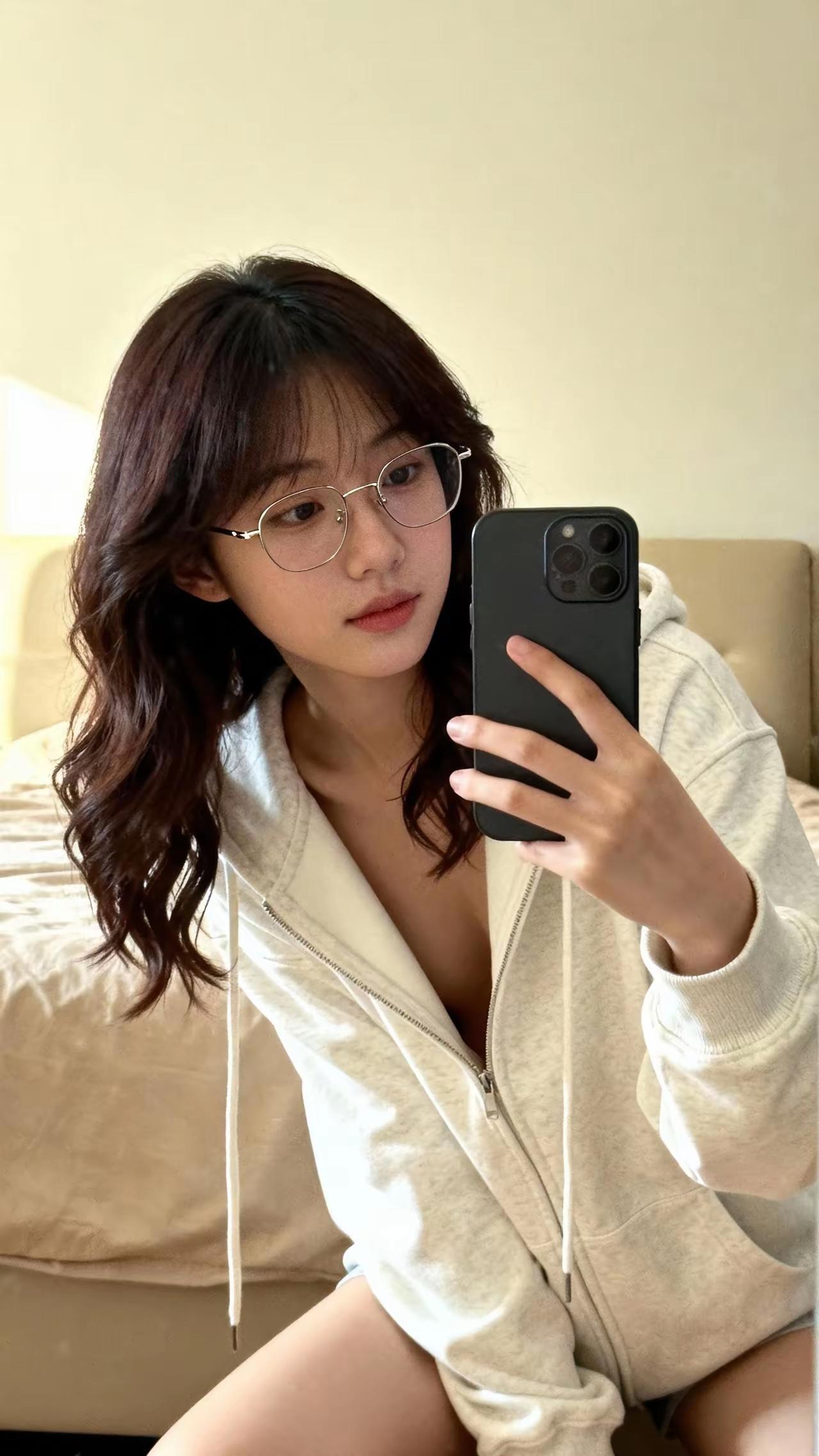 慵懒午后，宅家自拍，元气满满的一天🌞📸