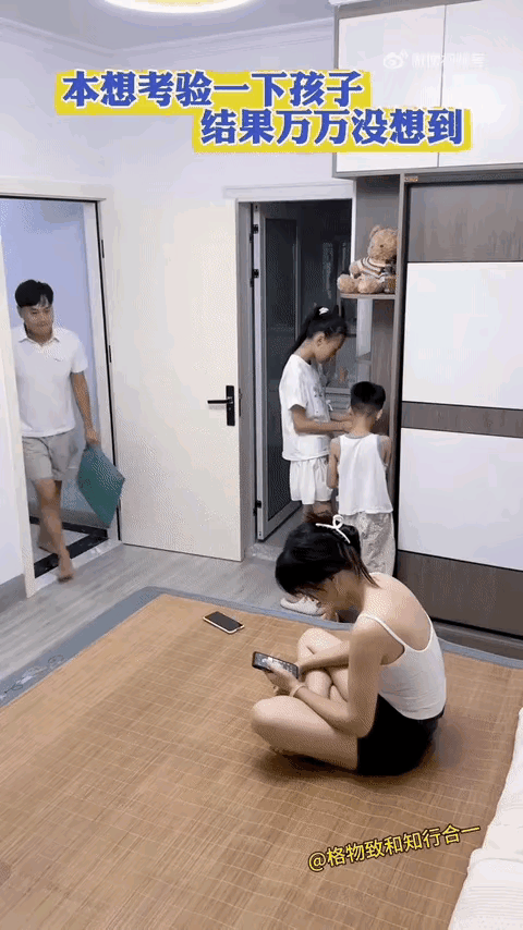 有一天，夫妻俩突发奇想，如果俩人爆发“战争”，一双儿女是会严守中立，还是会选边站