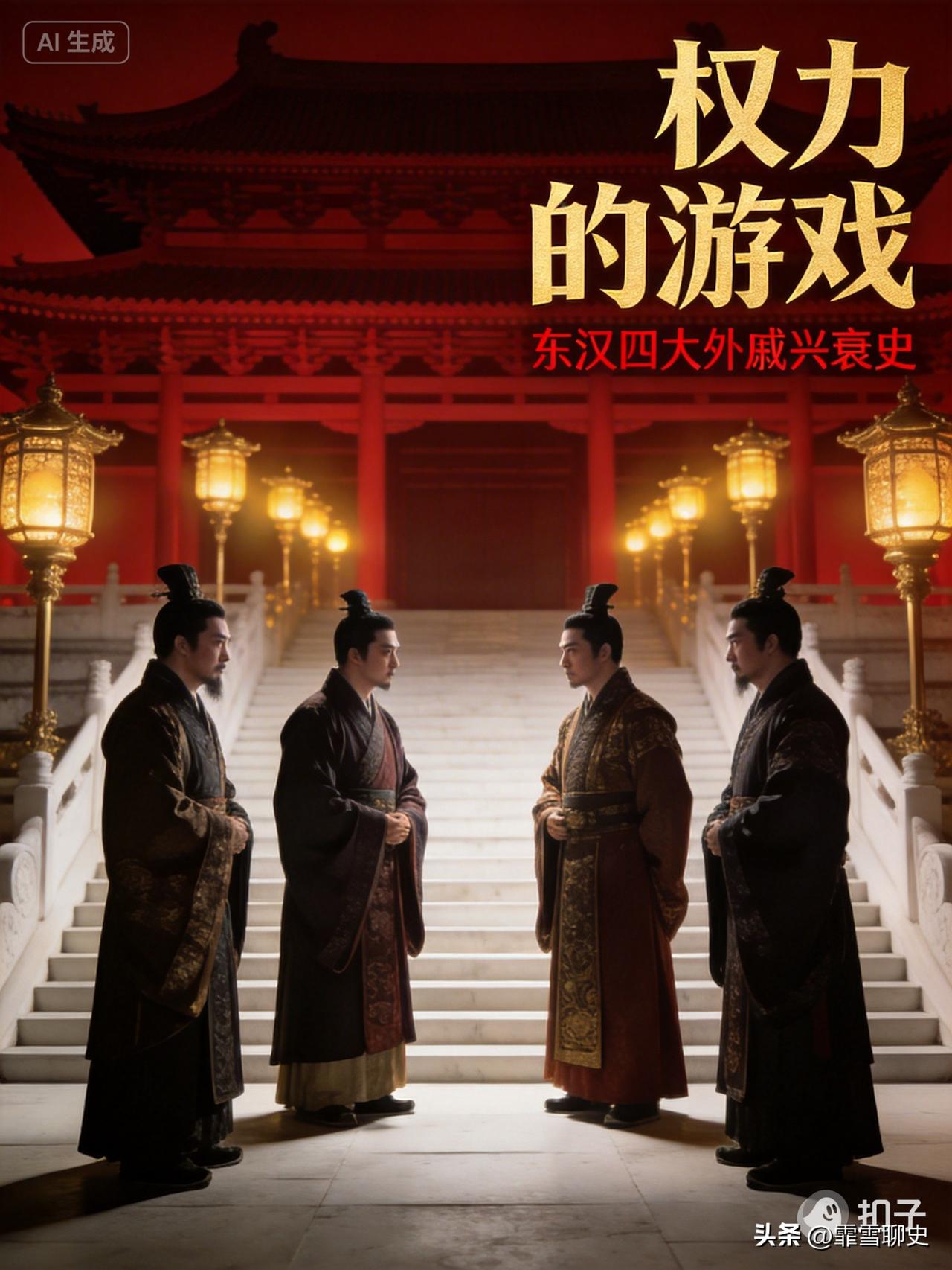 要说东汉这190年，最热闹的不是打仗，而是外戚和宦官轮番上台演大戏。皇帝年纪小，