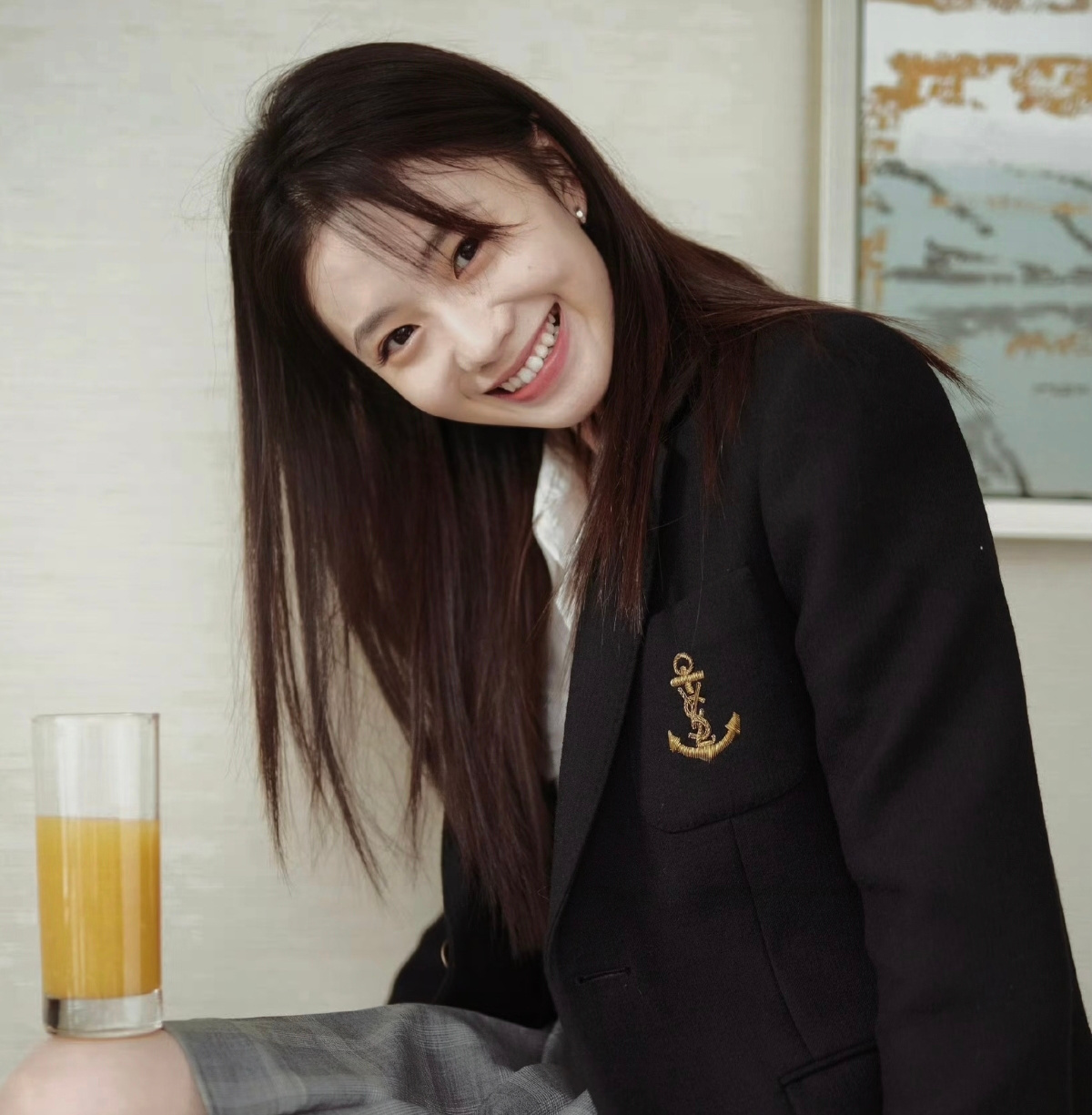 刘浩存 21年喜欢你弯弯的嘴角和爱笑的眼睛 