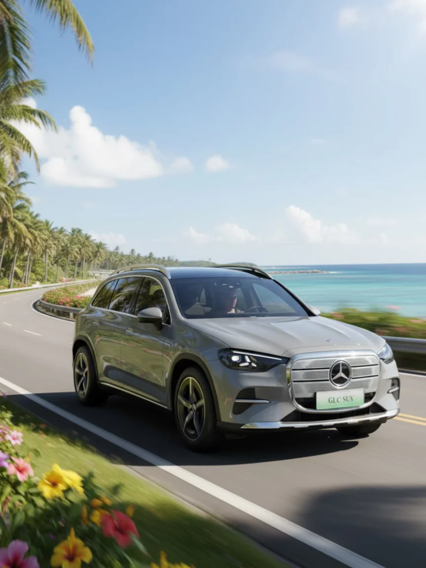 夏日的浪漫，是奔驰纯电GLC给的🚗