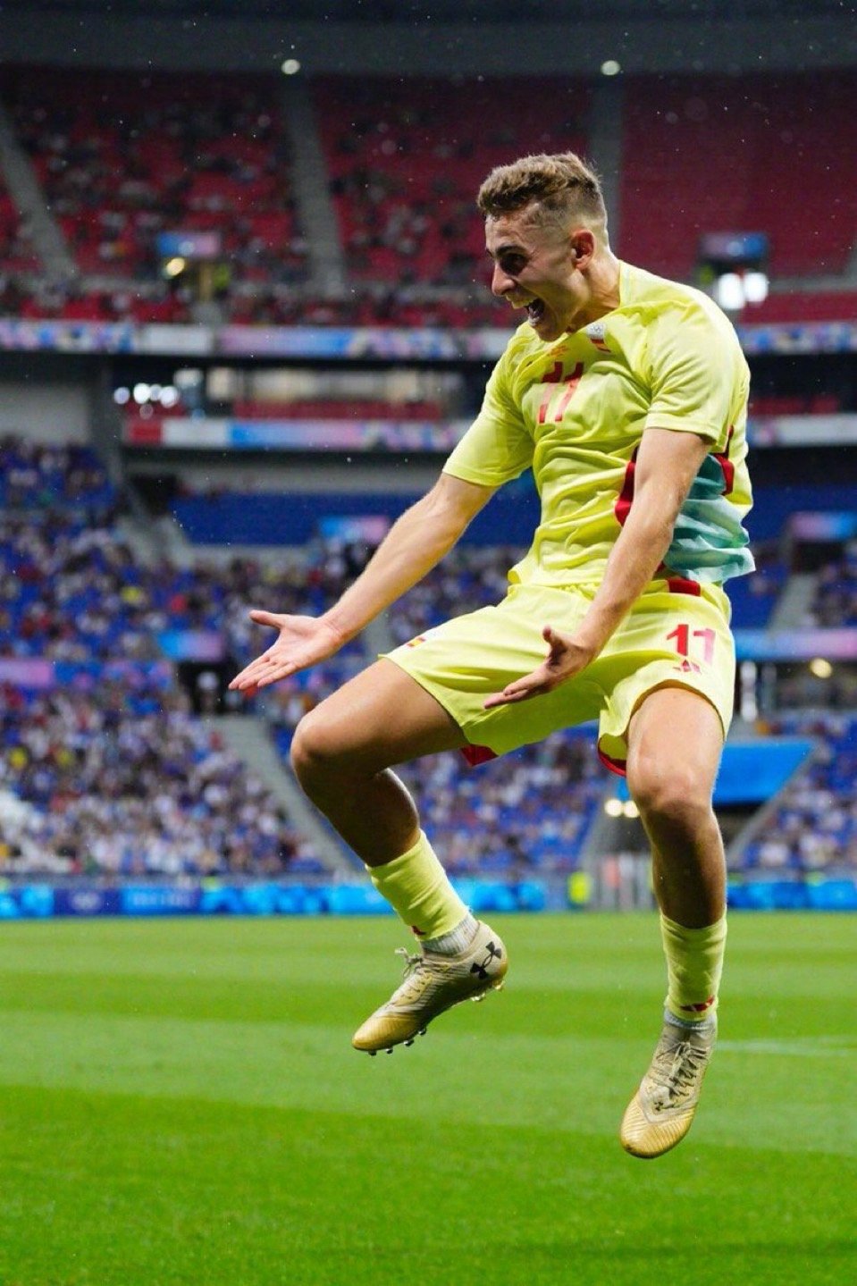 费尔明在奥运男足决赛中再次进球！#巴萨##奥运男足##巴黎奥运会# ​​​