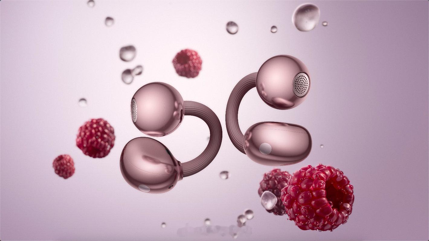 华为FreeClip 2携玫瑰金、冰莓紫新色登场，联名周大福推出“凤笙潮韵”“一