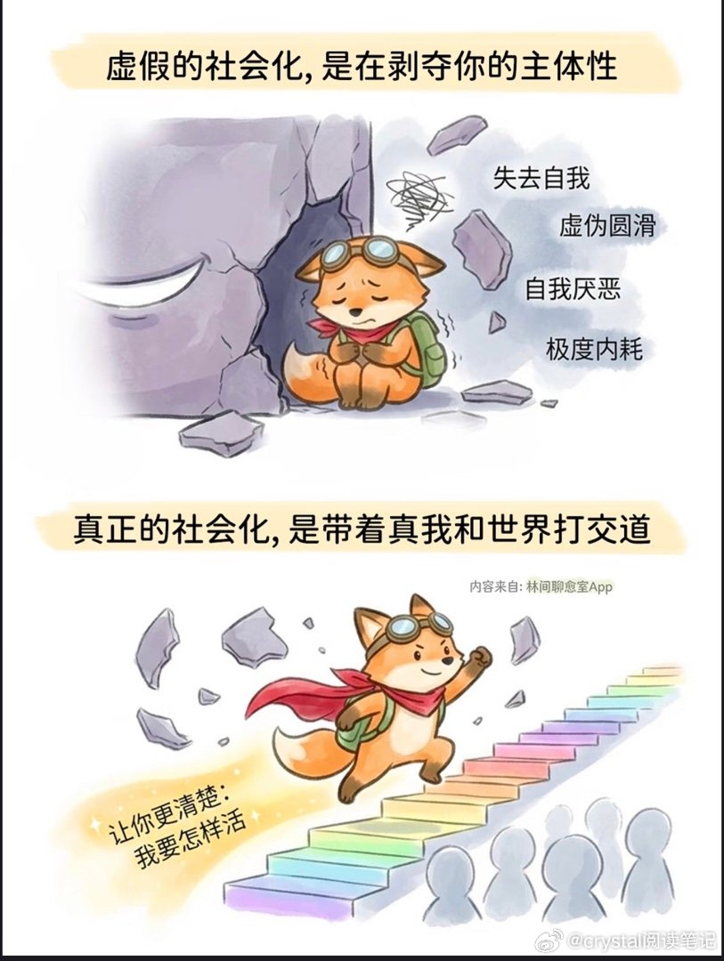 真正社会化，带着真我和世界打交道 
