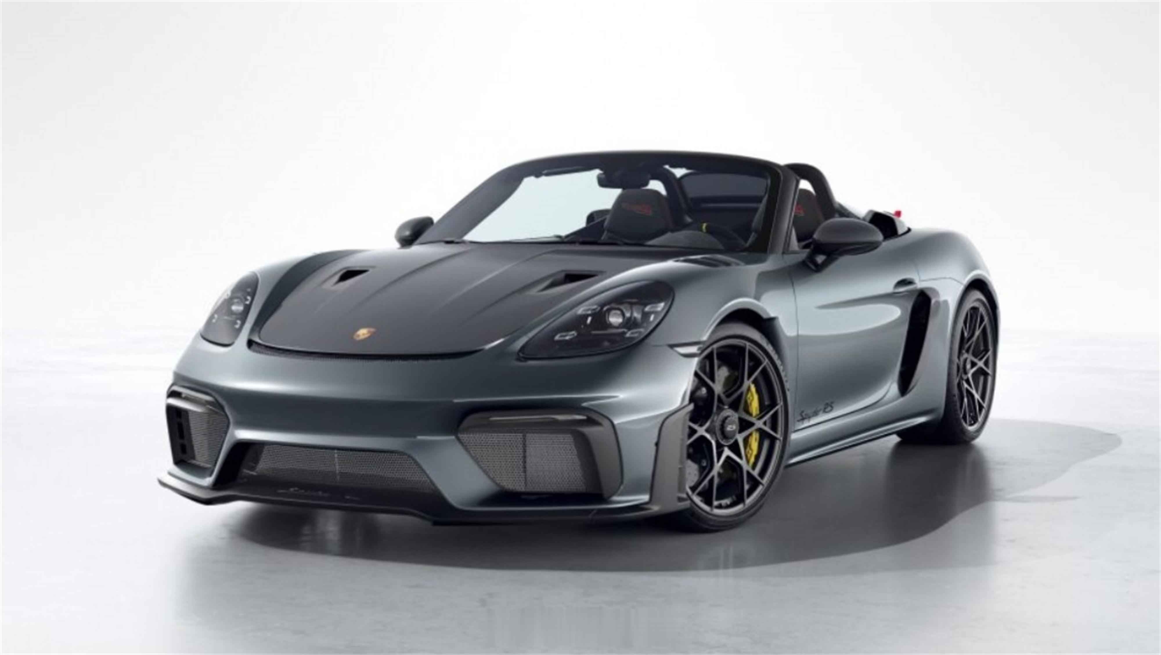 保时捷718 Spyder RS 钒灰/黑内车辆含配置总价192.28元优惠7个