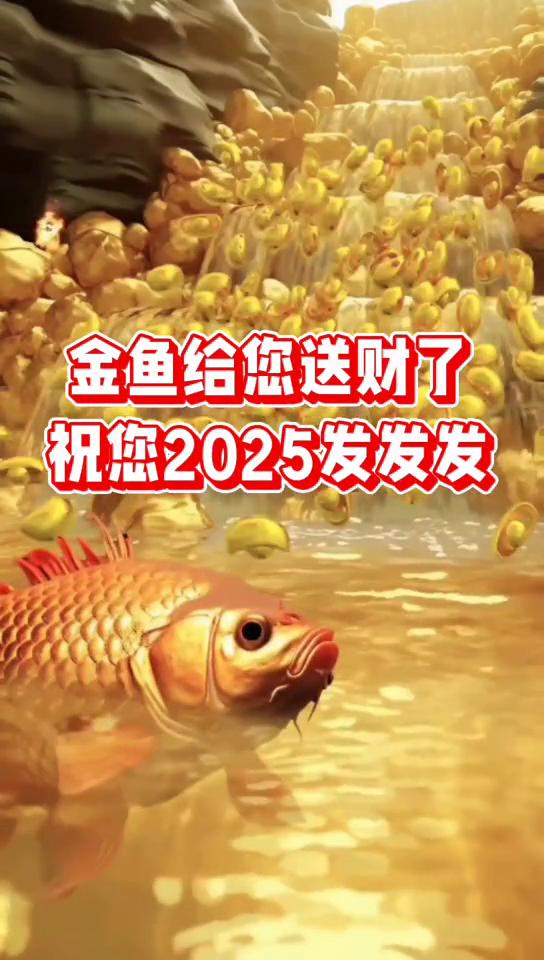 金鱼给您送财了，祝您2025发发发。