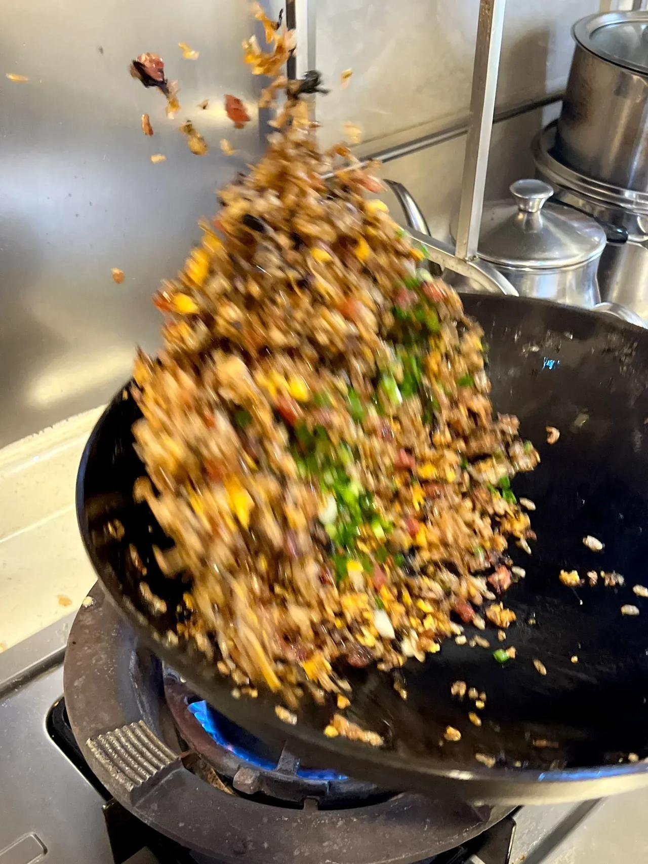 感谢俺妈！这真没话说………|姐妹们！！！紫菜炒饭真的太太太太太香了！猛火炒的饭真