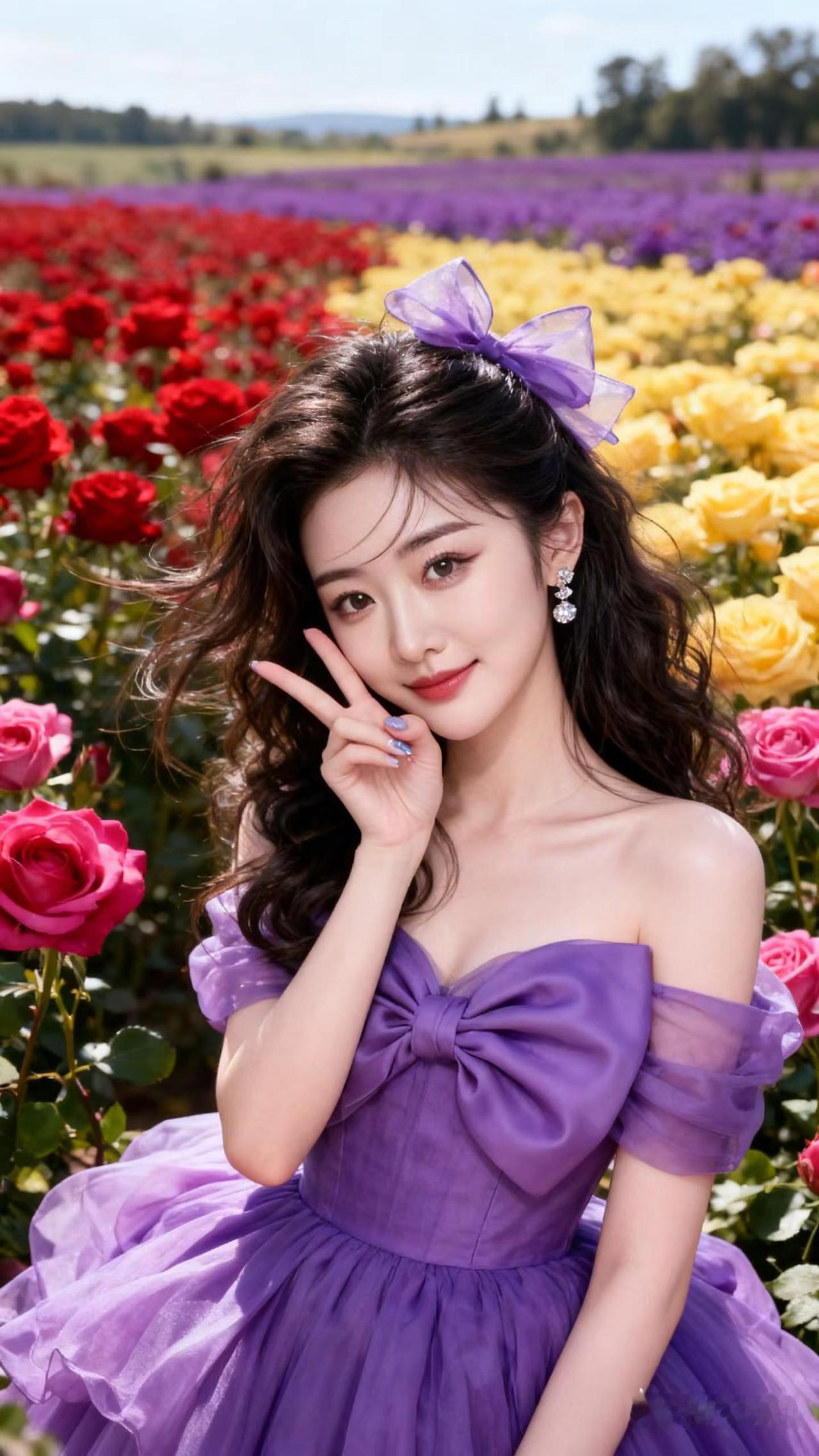 紫裙花田