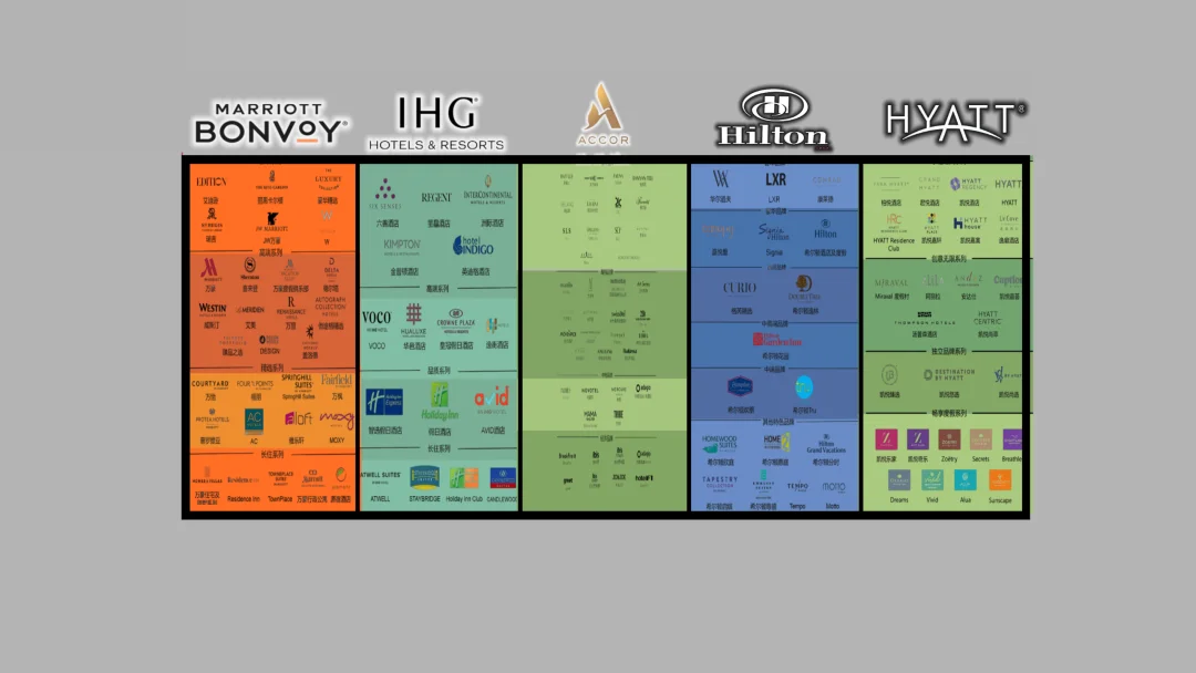 万豪｜洲际｜雅高｜希尔顿｜凯悦｜【品牌矩阵】🔥