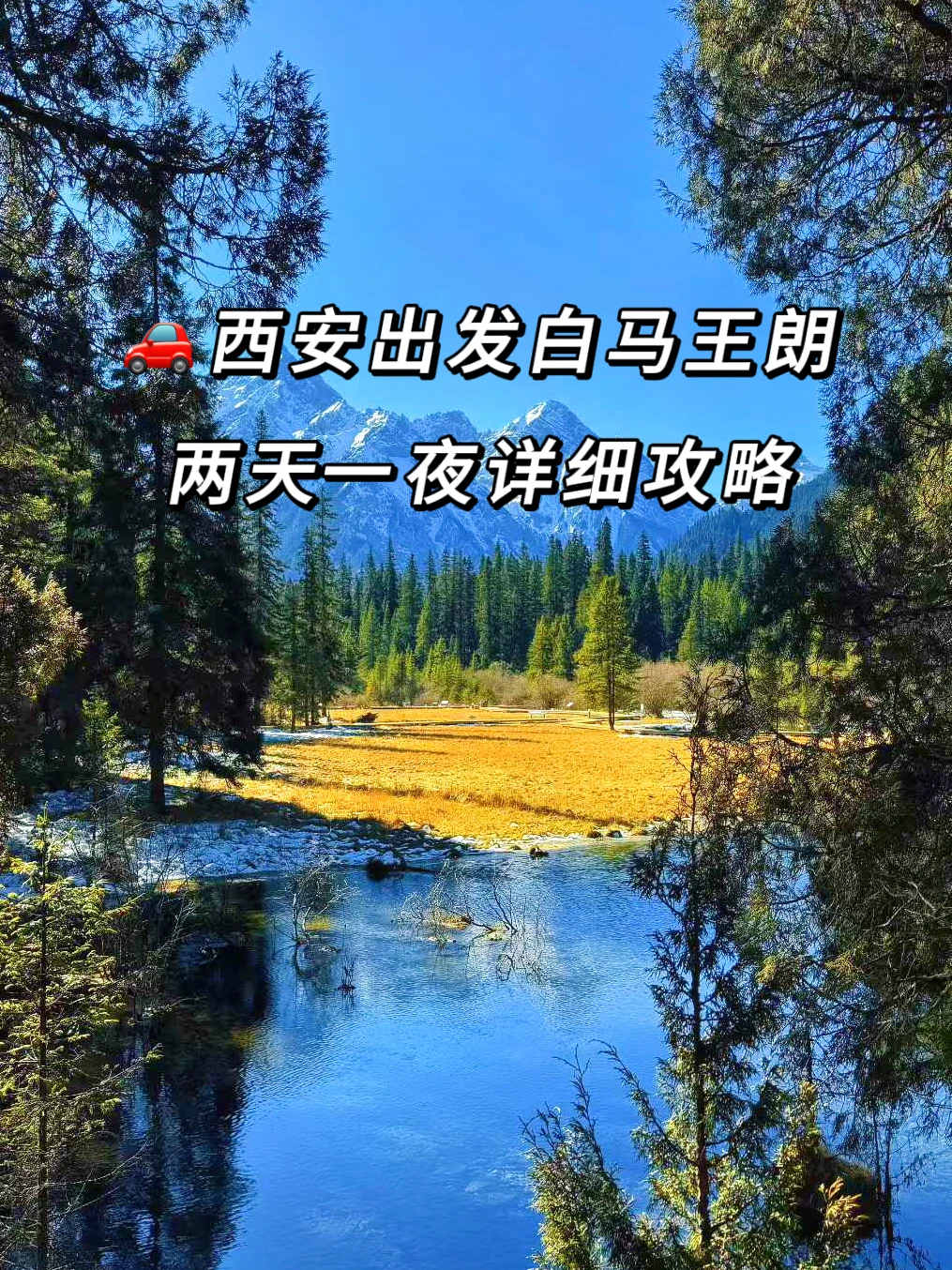 西安出发白马王朗两天一夜最全攻略来啦