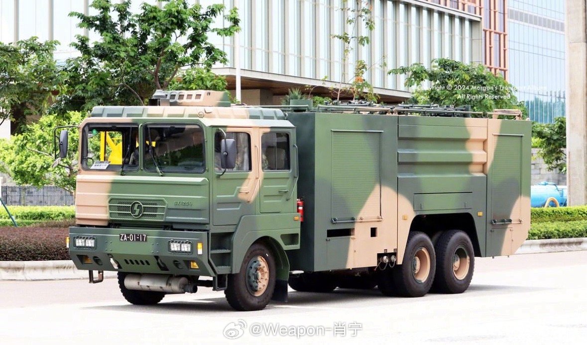 #兵器影像[超话]# 驻澳门部队特种车辆，摄影师：morganstranspor