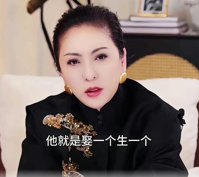 向太说："香港有一个富豪，就是娶一个生一个，然后觉得没趣了，就离婚再娶一个，漂亮