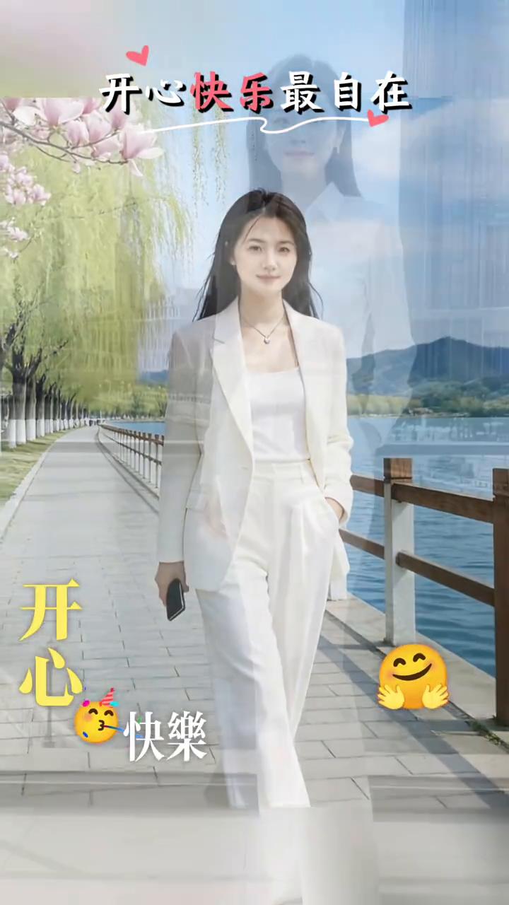 开心快乐最自在，我的人生安排。烦恼忧愁全都丢开，每天自由自在谁的人生都有阻碍。要