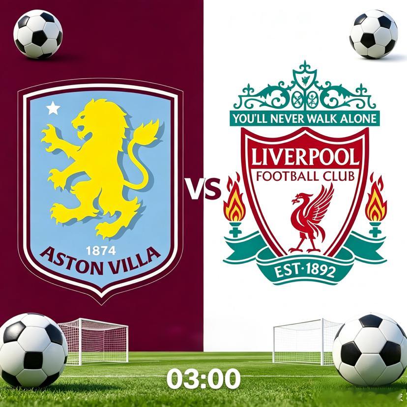 英超争四焦点战！阿斯顿维拉VS利物浦 赛前前瞻⚽英超本轮重磅对决，阿斯顿维拉主场