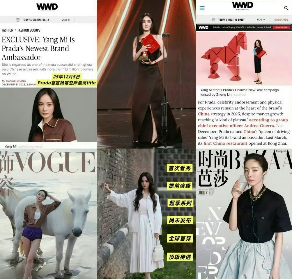 杨幂“C” means carry一整年