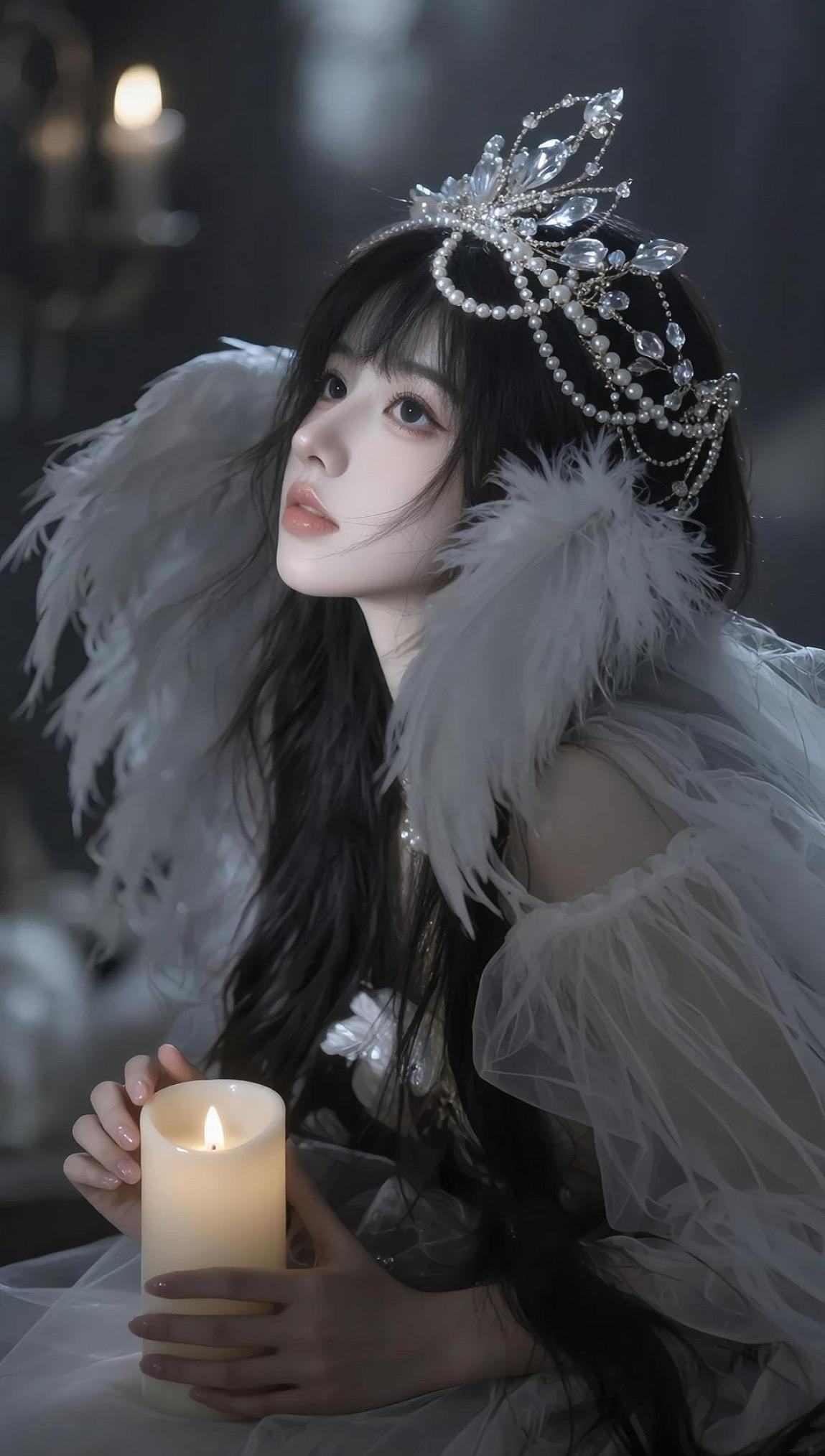 静谧无声，梦幻天使却讲述着无尽的故事。