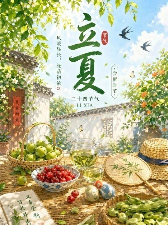 吃了立夏饭，一天长一线，健康、好运一起见！

5月5日立夏，中国传统的24节气之