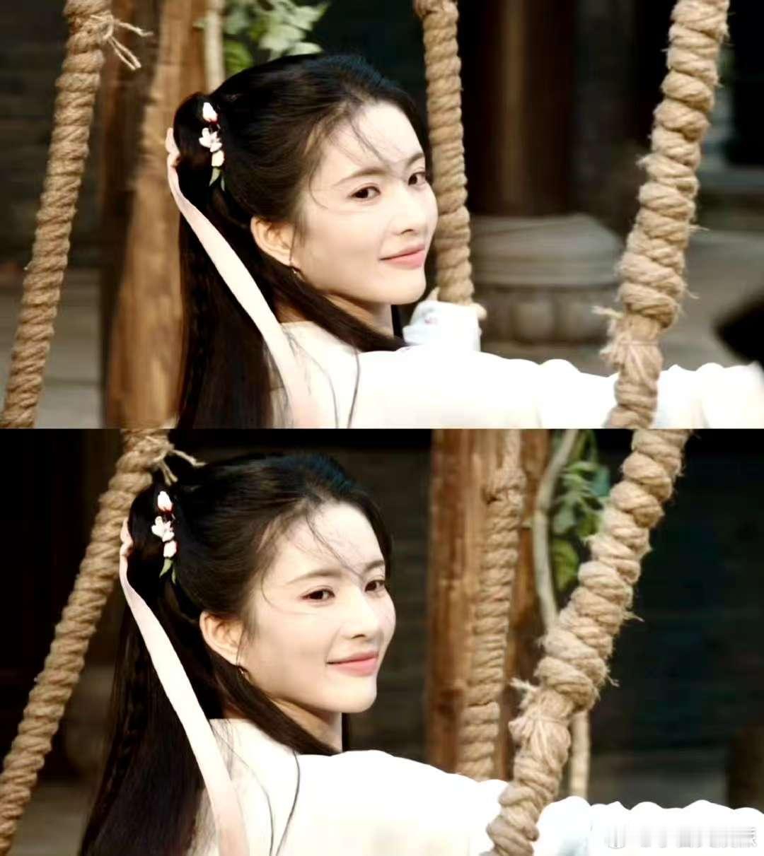 一见寿华误终身  谁能拒绝刘些宁版的寿华！《五福临门》里她荡秋千的场景，每一帧都