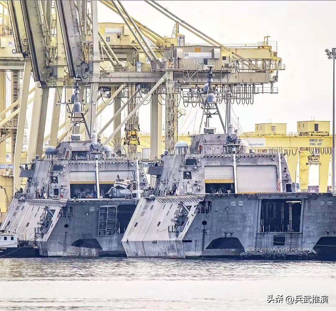 比美国海军林肯号航母跑的还远，美国海军LCS濒海战斗舰从波斯湾跑路，出现在南海方