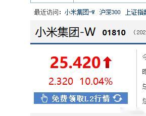 小米怎么回事，公布个名字，涨十个点了 