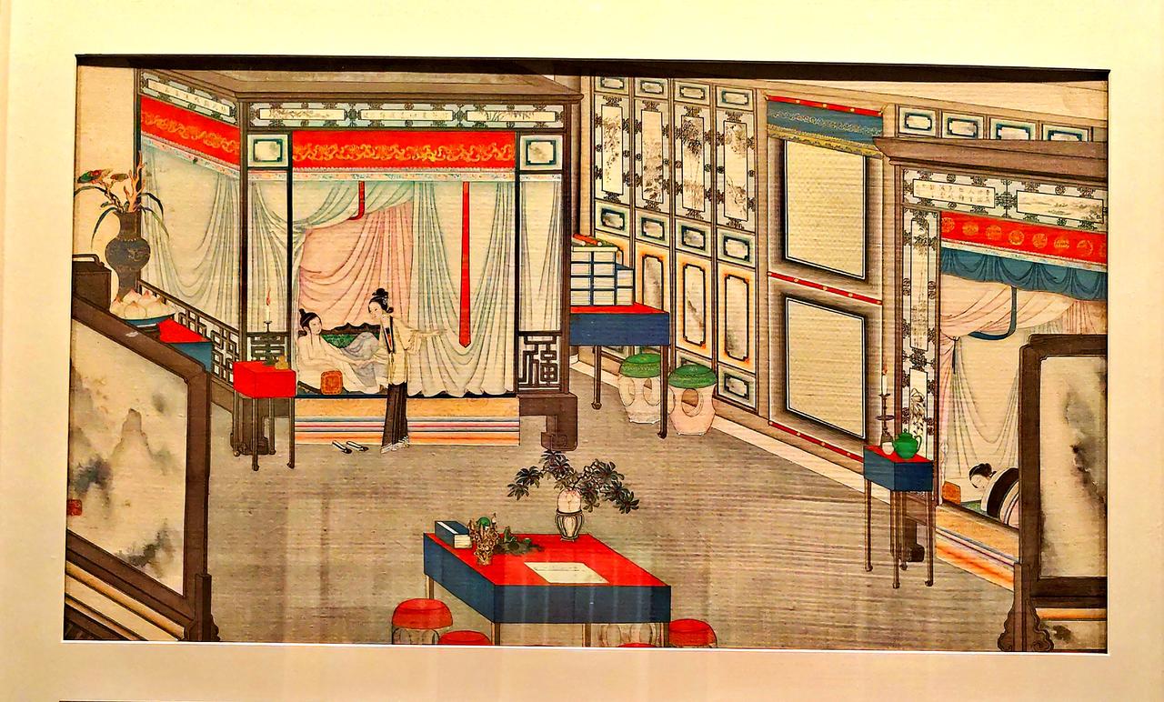 《红楼梦》彩绘画册真跡展
    ″绘梦三重缘一一辽宁与红楼梦文化展″，在《沈阳