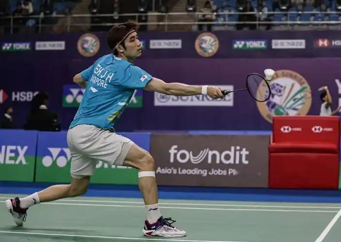 刚刚结束了一场2025赛德莫迪羽毛球国际赛男单1/4决赛，男单头号种子、世界排名