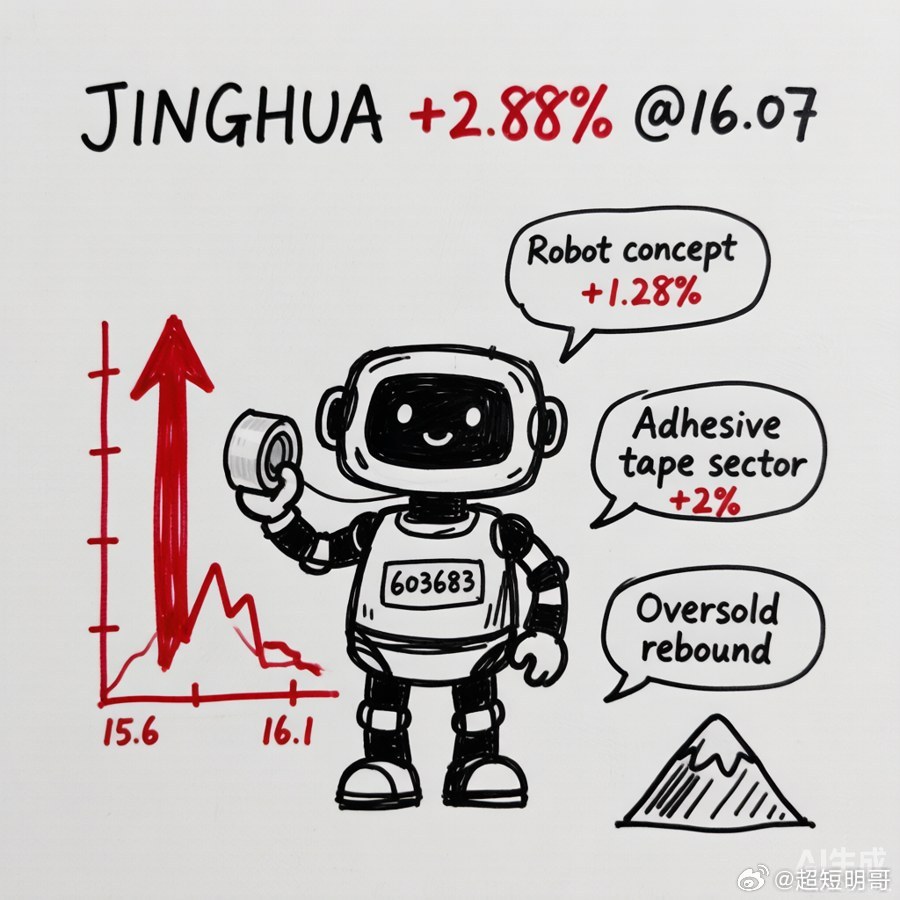 晶华新材(603683)今天涨了点，粉丝问是不是机器人概念带的。拆一下：①它确实