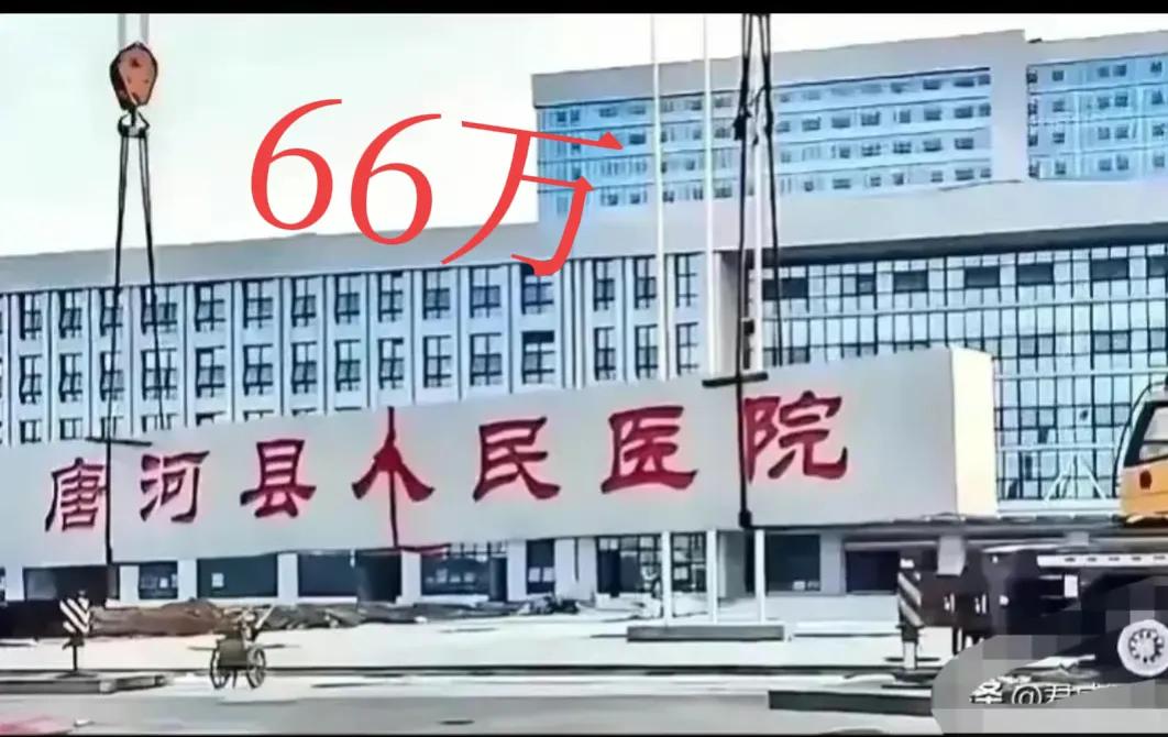 一块石头66万，唐河县人民医院购买大石头放医院门口，是有利于看病吗？还说符合招标
