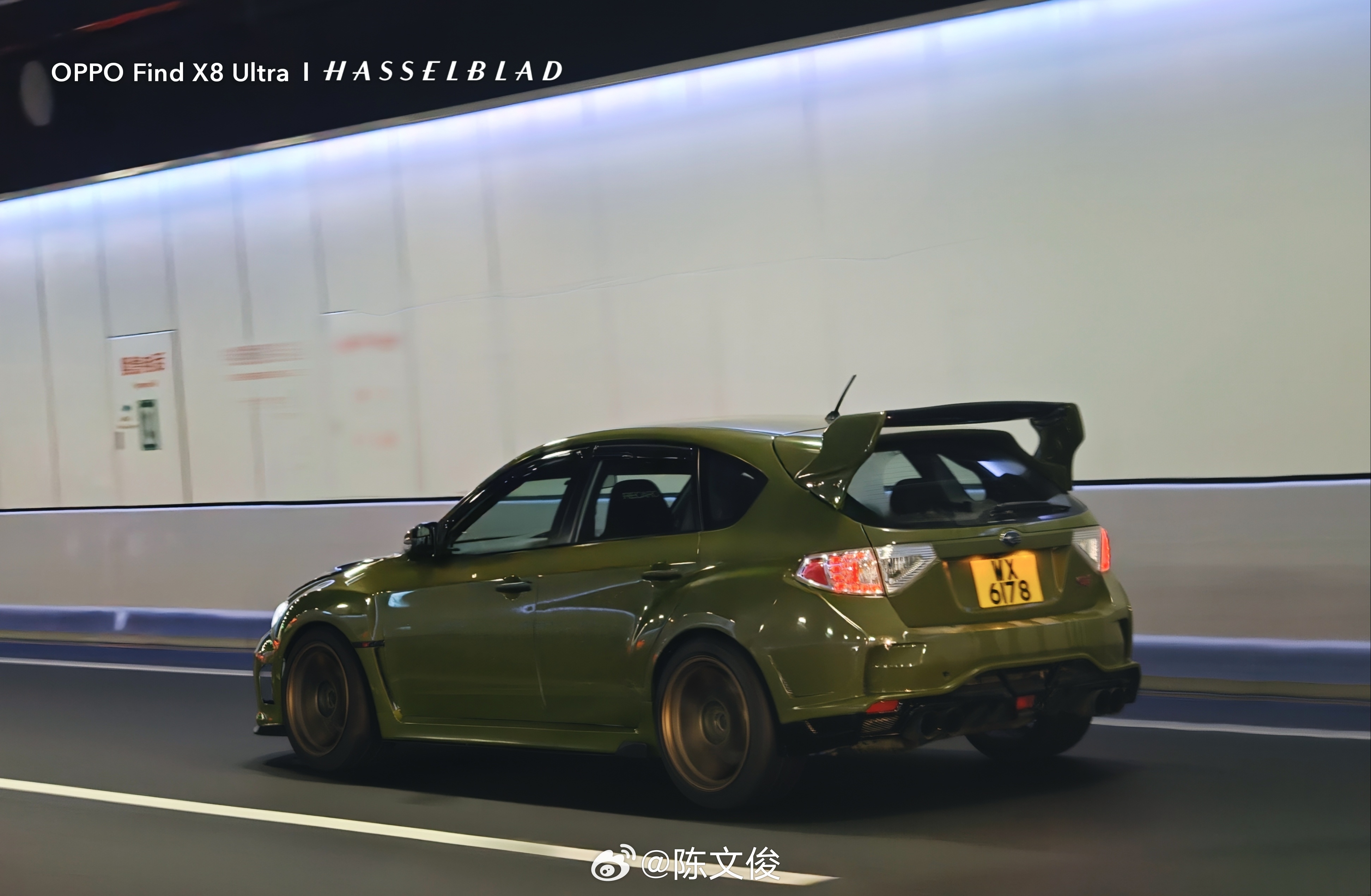 偶遇香港来的十代翼豹WRX STI，这改得真够精神，好看！ ​​​