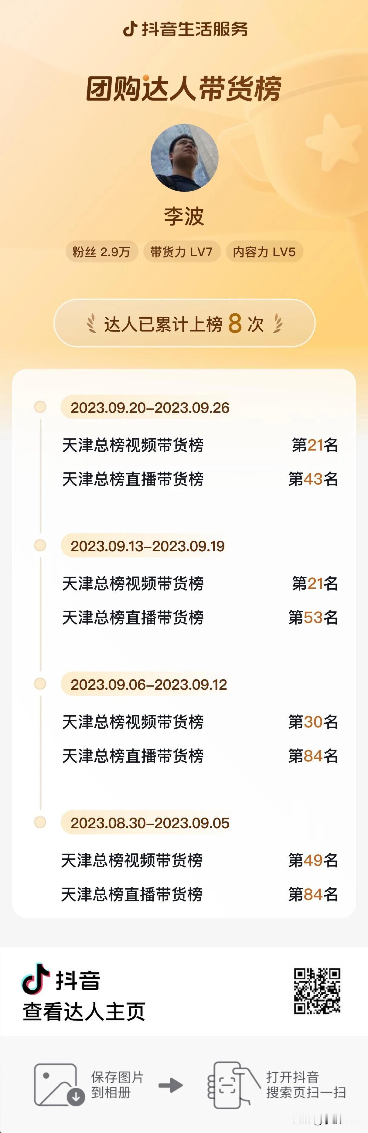 虽然在抖音已经是7级带货达人，但是还是不尽人意，一路火花带闪电的干过来了，该发生