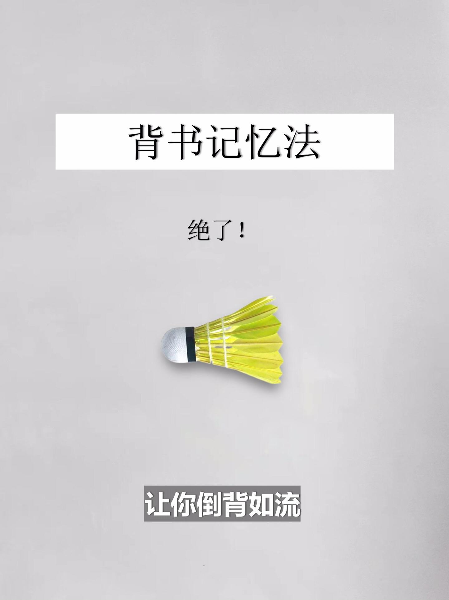 学习方法-背书记忆法。