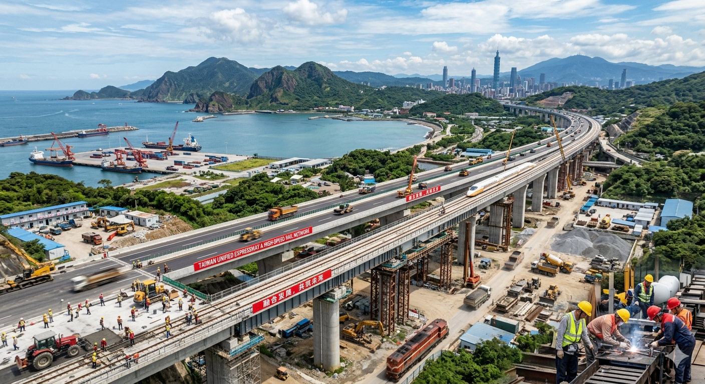 国台办回应和平统一中国还能大力搞基建的也就剩下台湾省了（配图为AI生成） 