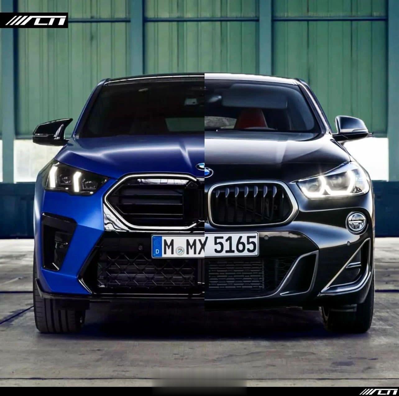 #大v聊车# 新老款宝马X2对比全新宝马X2与宝马X1相同基于FAAR平台架构打