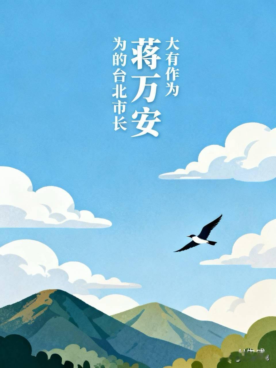 你对蒋万安印象如何大有作为的台北市长，如果再有郑丽文支持一个中国的理念，将来一定