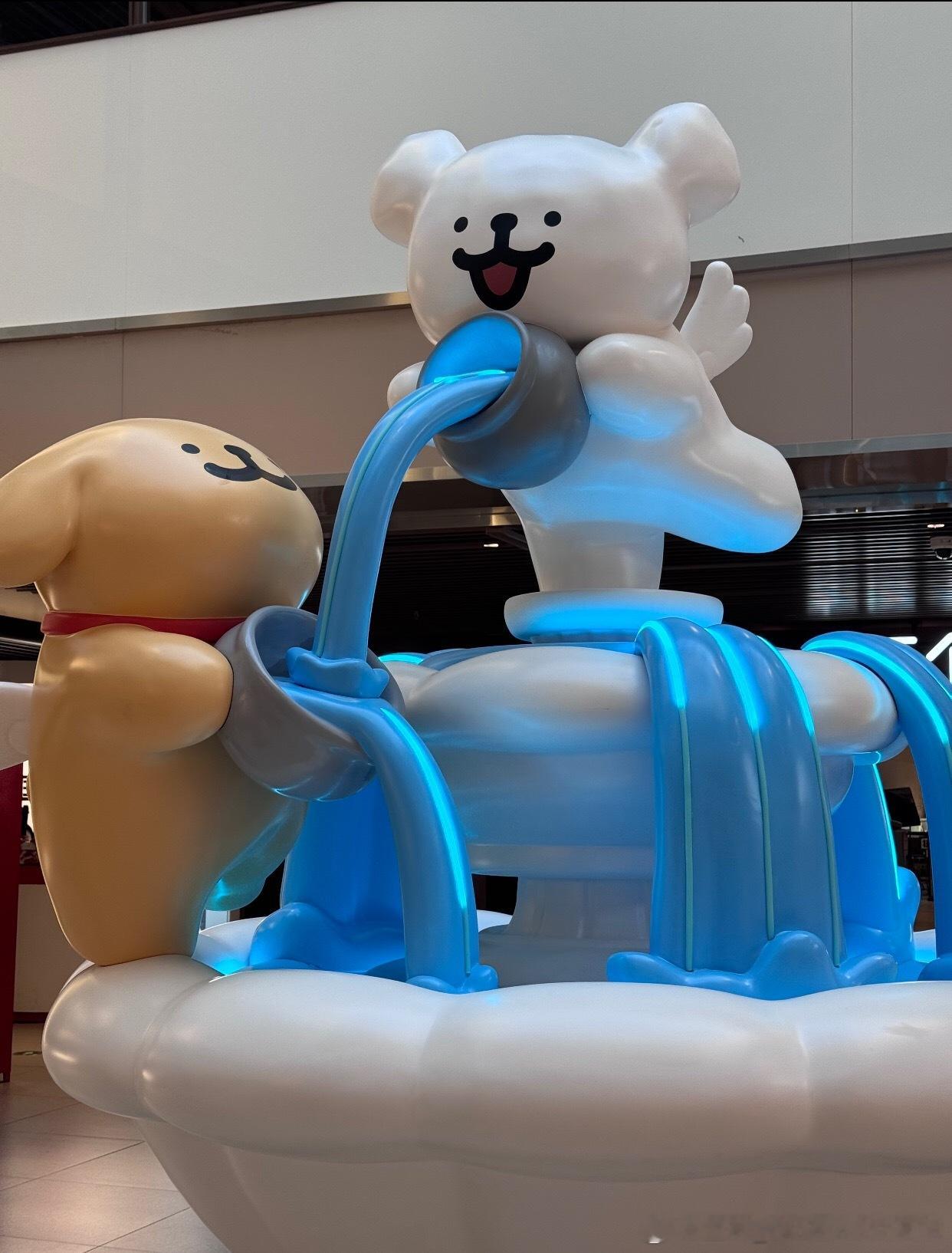 到处都是毛线小狗🐕  🩵🧣超可爱！！！ 北京·中关村ART PARK大融城