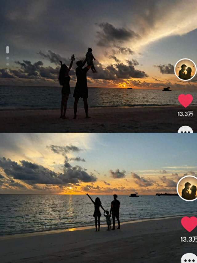徐艺洋晒海边牵手照官宣当妈，黄子韬：不用再猜了，我当爸了